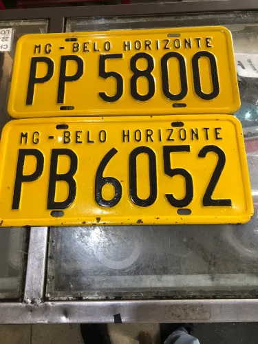 Placas para coleção 