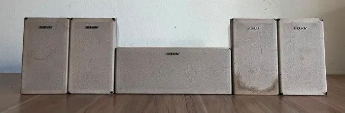 Conjunto 5 Caixas Sony Ss-Msp75 100 RMS Cada Leia Descrição Surrounds Som Ambiente