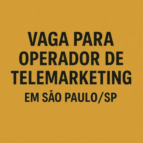 Operador de Telemarketing - Receptivo
