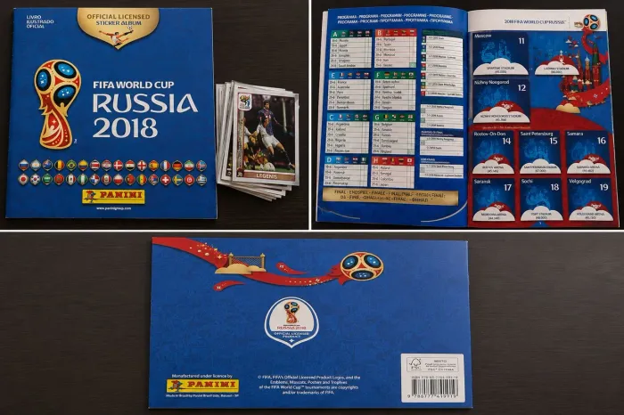 ÁLBUM OFICIAL PANINI - COPA DO MUNDO FIFA RÚSSIA 2018 (BROCHURA) - COMPLETO