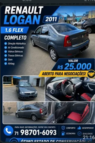 Renault Logan Expression Hi-flex 1.6 8V 4P 2011