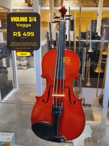 Violino 3/4 Vogga VON134 - Seminovo 