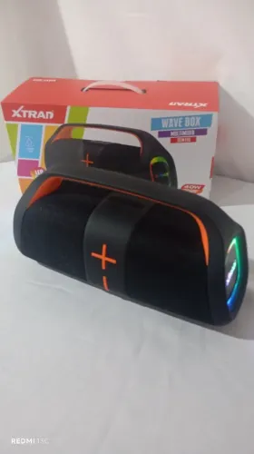 CAIXA BOMBOX XTRAD (XDG-333) WAVE BOX 40W RMS ALTA POTÊNCIA [Nova lacrada] Luzes RGB