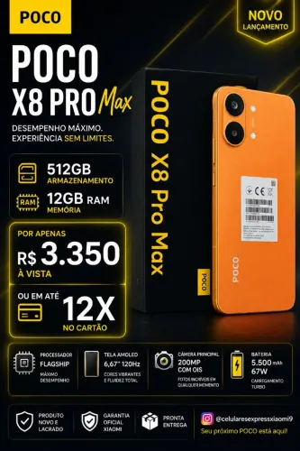 Tenho Disponível vários modelos xiaomi com um preço que cabe no seu bolso.