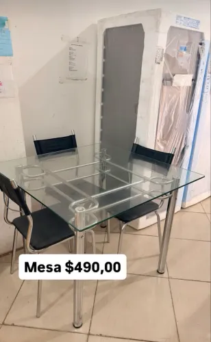 Mesa de vidro 