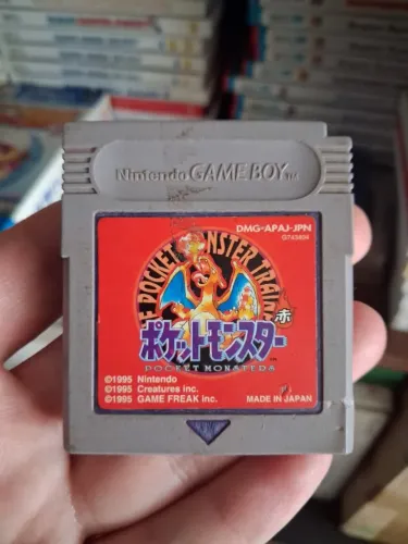 Jogo Original Japones Pokémon Red Game Boy GB. Envio OLX PAY
