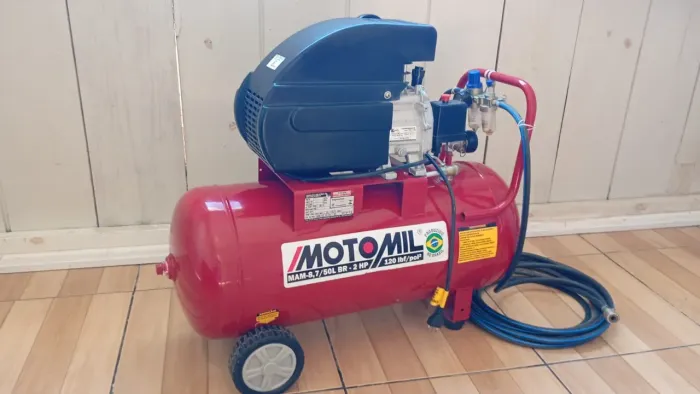 Novinho Compressor de ar Motomil 50l 120 litros novinho