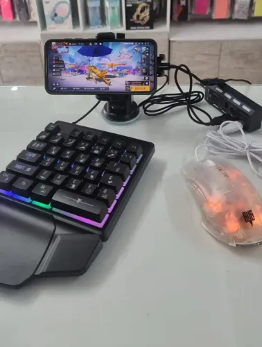 ? KIT TECLADO + MOUSE GAMER RGB - MOBILIADOR