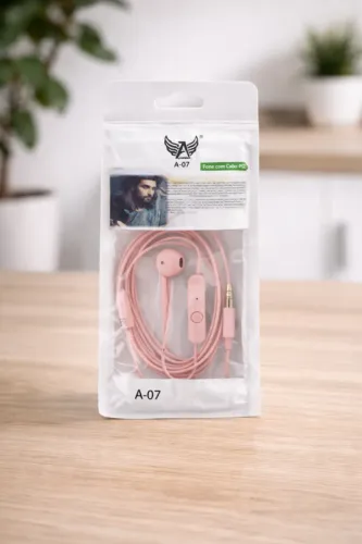 Fone de Ouvido Com Fio P2 Universal - Android, PC e Notebook