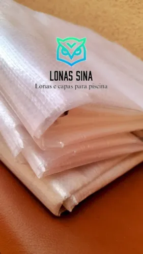 Lona Transparente com ilhós