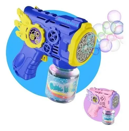 Brinquedo Lança bolhas! Pistola elétrica.
