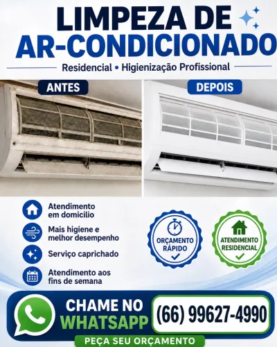 Limpeza de Ar Condicionado Split em Goiânia | R$ 119