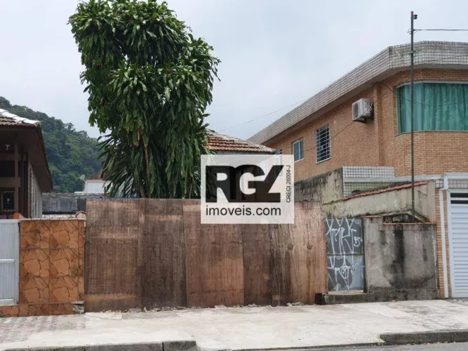 Terreno à venda, 245 m² por R$ 1.000.000,00 - Vila Belmiro - Santos/SP