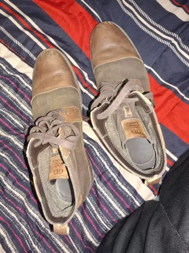 Bota Democrata Masculina 41 Canvas Couro Marrom ? Estilo Casual Retrô
