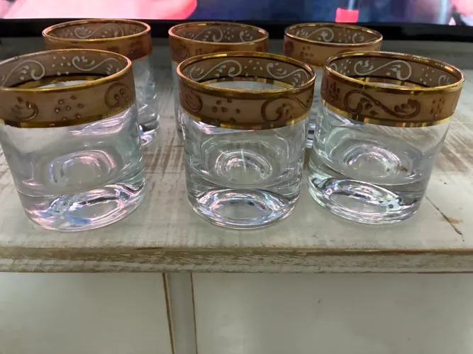 Conjunto de 6 copos novos de wiski