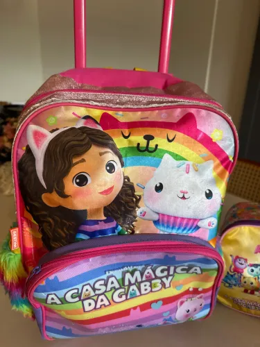 Mochila infantil com lancheira 