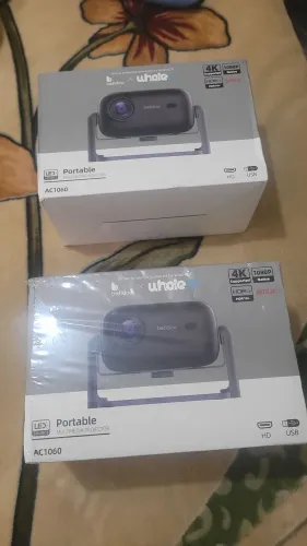 Projetor bettdow 4k lente selada