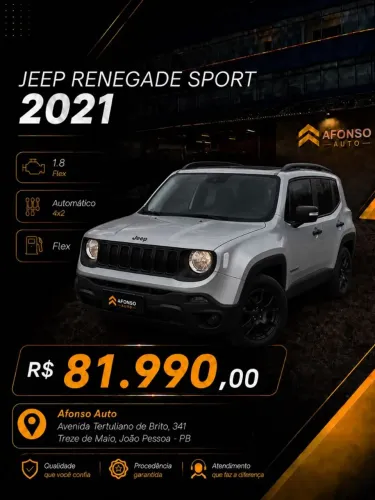 Jeep Renegade Sport 1.8 4X2 Flex 16V Aut. 2021