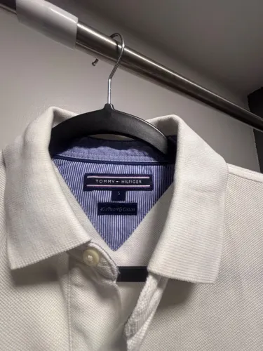 Camisa Polo Tommy Hilfiger Branca tamanho P