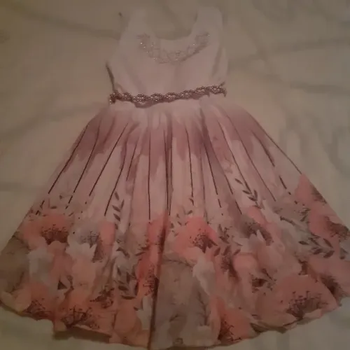 Vestido c/ estampa floral infantil N.10