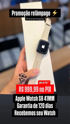 Apple Watch S8 41MM com garantia