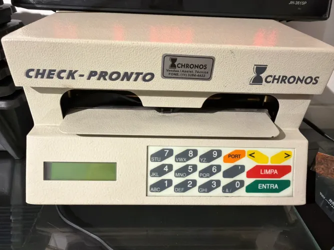 Máquina preencher cheques