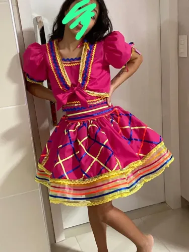 Vestido festa junina infantil