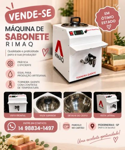 Máquina de Sabonete Rimaq com Torneira Quente
