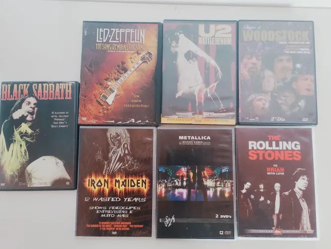 DVDs originais Rock Diversos
