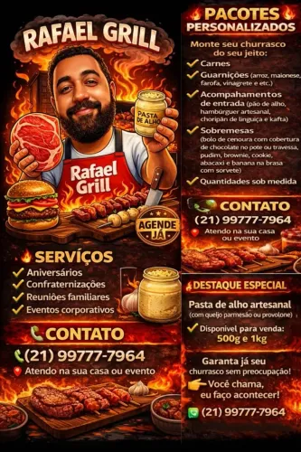Churrasqueiro - OFERTAS PARA JOGOS DO BRASIL 
