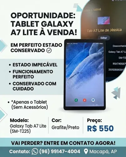 Samsung Galaxy Tab A7 Lite (SM-T225)