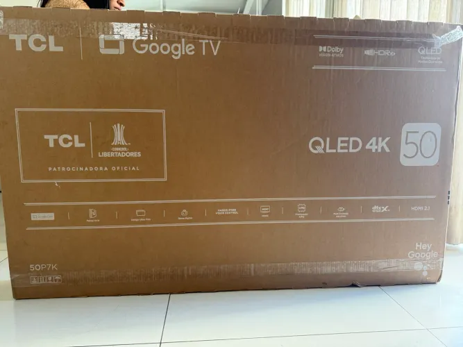 Smart TV TCL QLED 4K 50? - Modelo 50P7K | Google TV | Lacrada