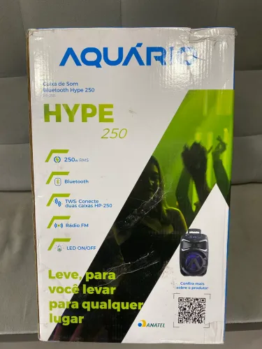 Caixa de Som Bluetooth Aquário Hype 250
