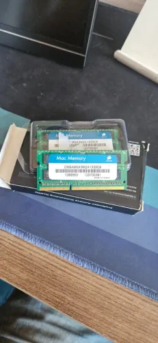 Duas Memórias DDR3 Macbook Corsair 1333 Apple Imac - Macbook / Macbook Pro 8GB (4GBx2)