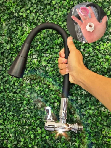 Torneira Gourmet Revestimento em Silicone - 2 Modos Jato Água