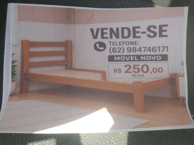 Cama solteiro nova