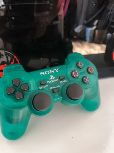 Controle Playstation 2 Versão Limitada GREEN ESTADO DE NOVO