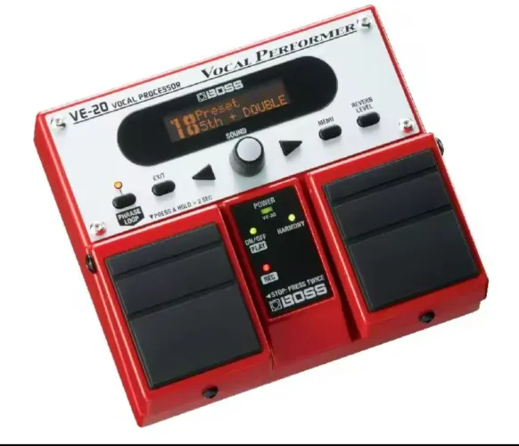 Pedal de efeito Boss VE-20 vocal performer 