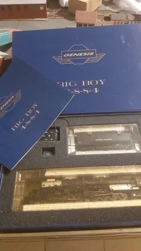 Locomotiva a vapor ATHEARN GENESIS DC DCC E SOM BIG BOY PREPARADA PRA RECEBER GER. FUMACA