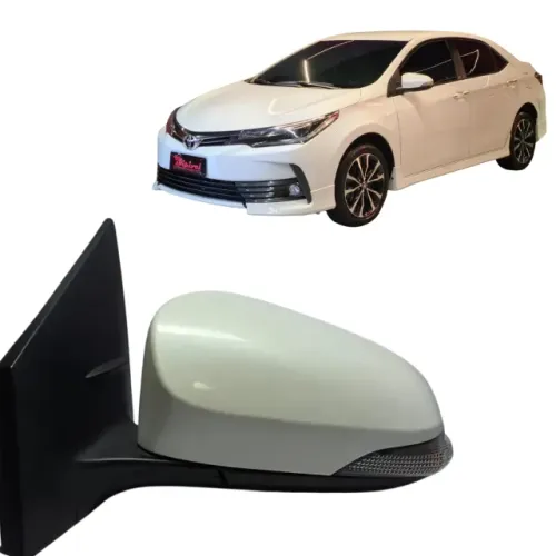 - Retrovisor Toyota Corolla Lado Esquerdo (Motorista)  2015 2016 2017 2018 2019 