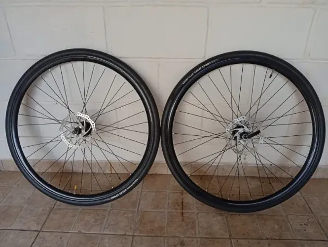 Par Rodas Aro 29 700 Pneu 32 Goodyear Eagle Sport Speed/Gravel