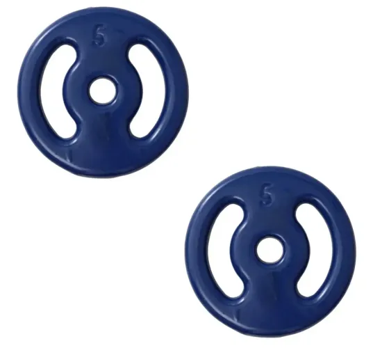 Anilhas 5 kg - Azul