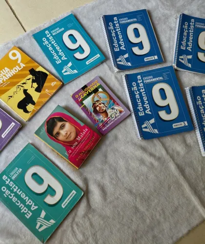 9 ano. -  Livros colégio adventista 