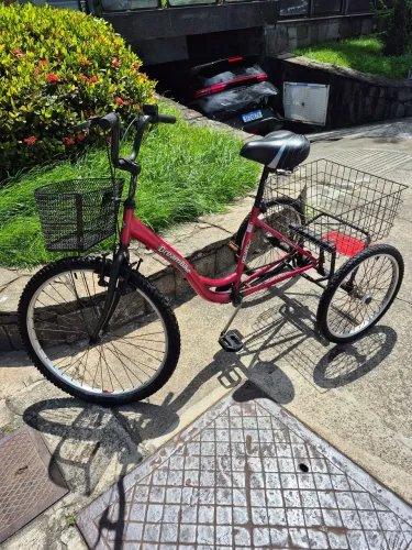 Triciclo Adulto Dream Bike Deluxe com Cestas Dianteira e Traseira - Pouquíssimo Uso