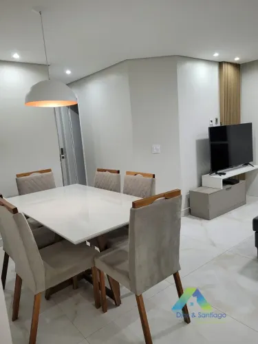 Lindo apartamento todo reformado com 60m². Apto com todos os moveis planejados italinea no
