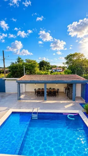 CASA DE TEMPORADA COM PISCINA 4 QUARTOS - Praia do sol