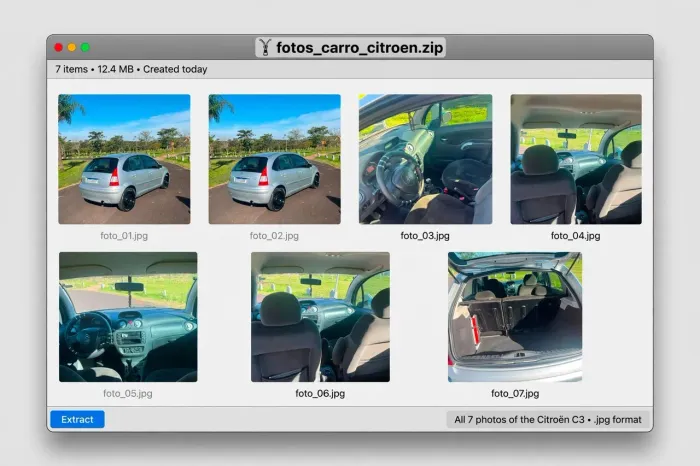 Citroen C3 Exclusive 1.4 Flex 8V 5P 2008