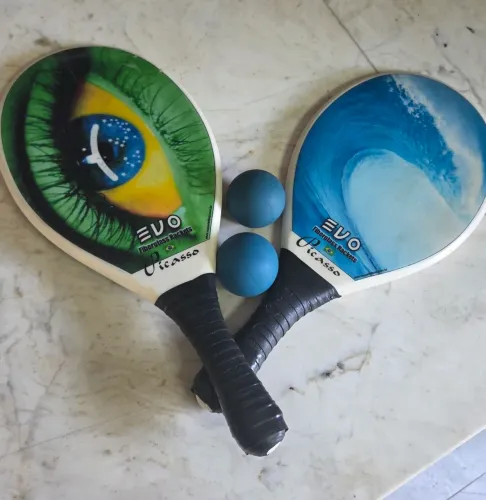 Raquete EVO de Fibra para Frescobol