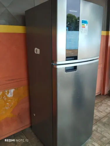 Geladeira duplex Brastemp frosfri inox
