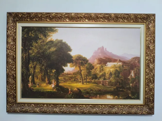 Belíssimo Quadro, Sonho de Arcádia (1838) 50A x 81L